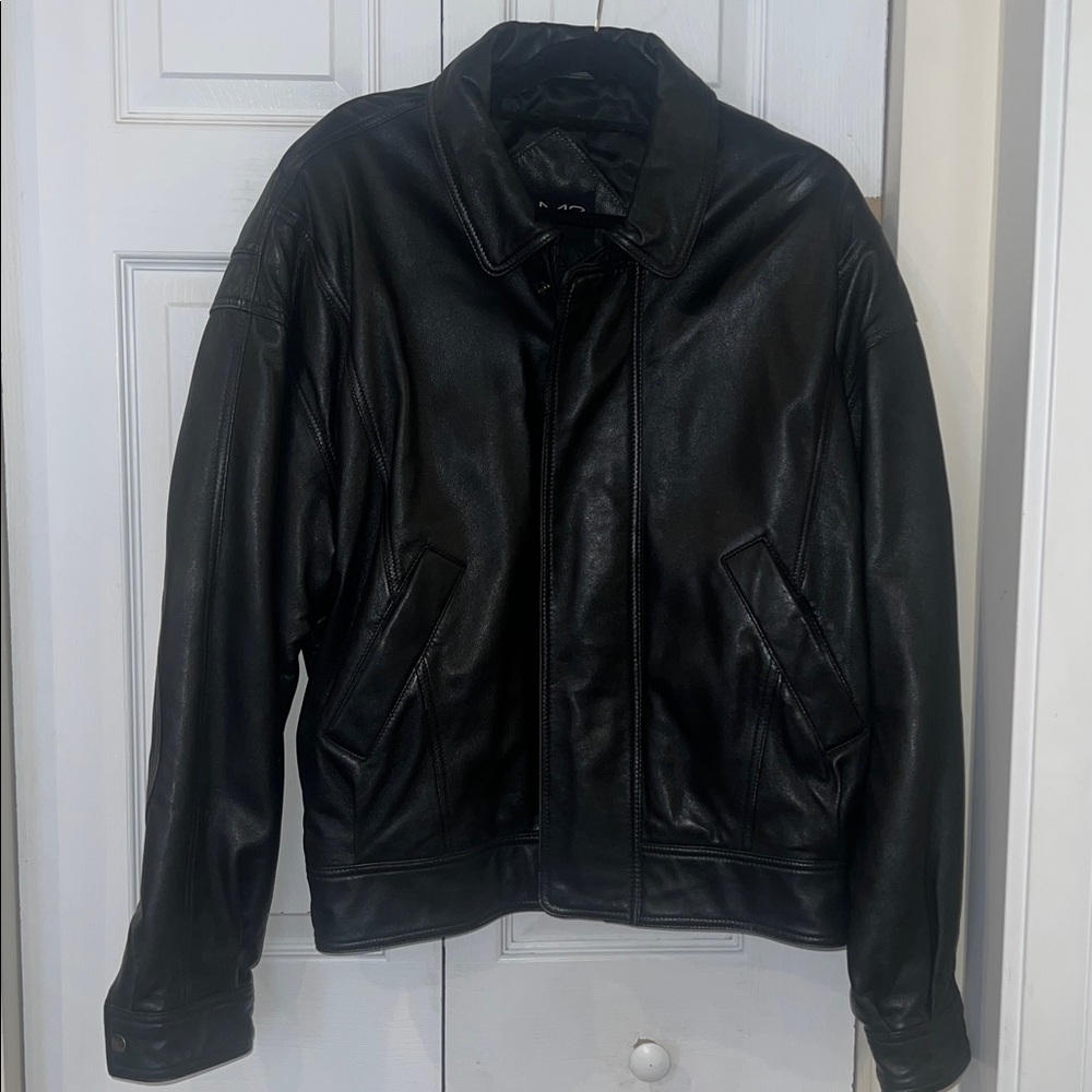 Andrew Marc AM2 Black Leather jacket